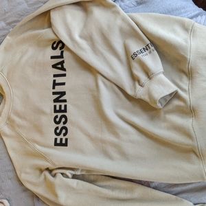 Fear of God Essentials Cream Sweater